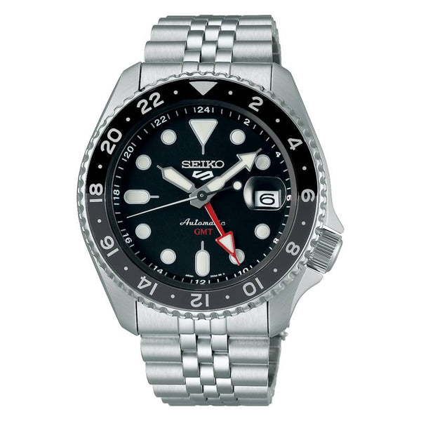 Orologio da Uomo Seiko 5 Sport Automatico GMT Black | SSK001K1