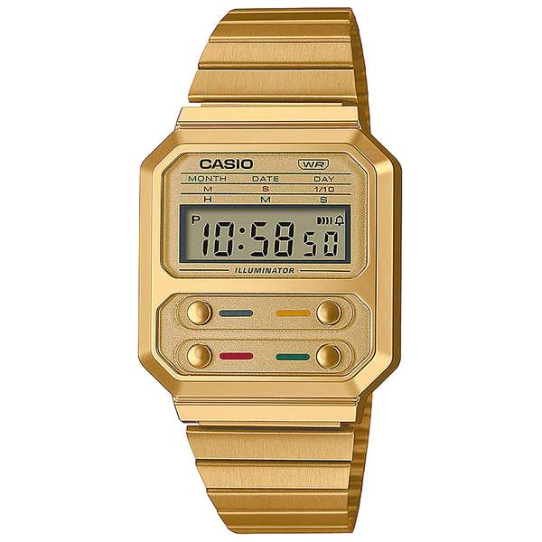 Orologio Unisex Casio Vintage Multifunzione | A100WEG-9AEF