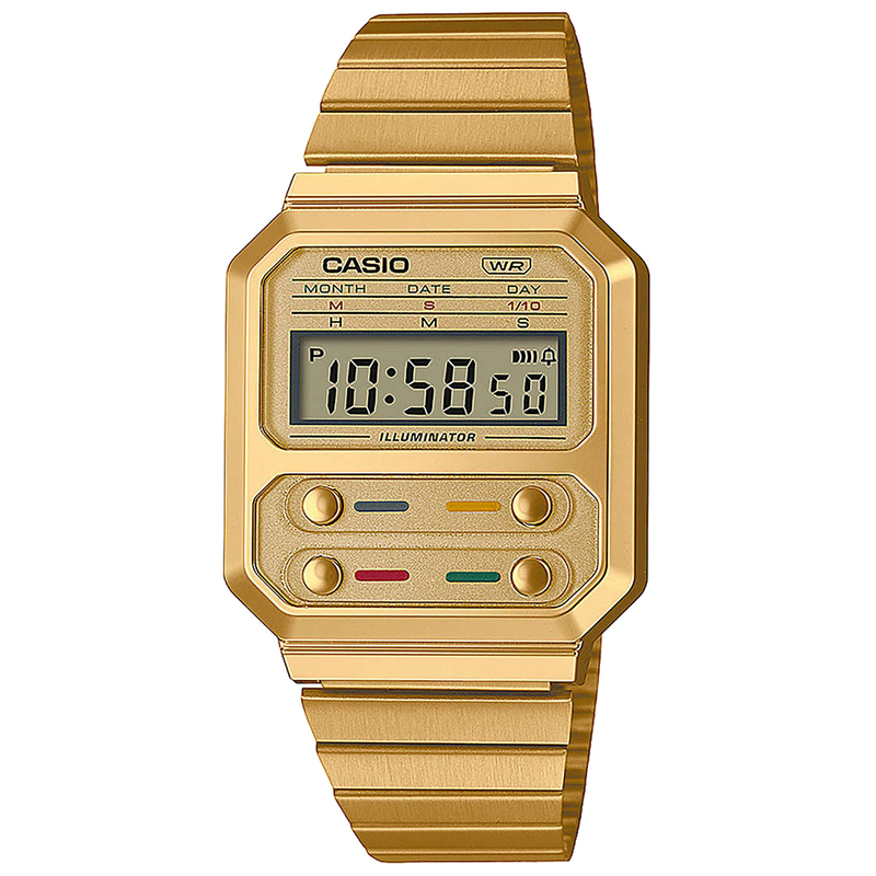 Orologio Unisex Casio Vintage Multifunzione | A100WEG-9AEF