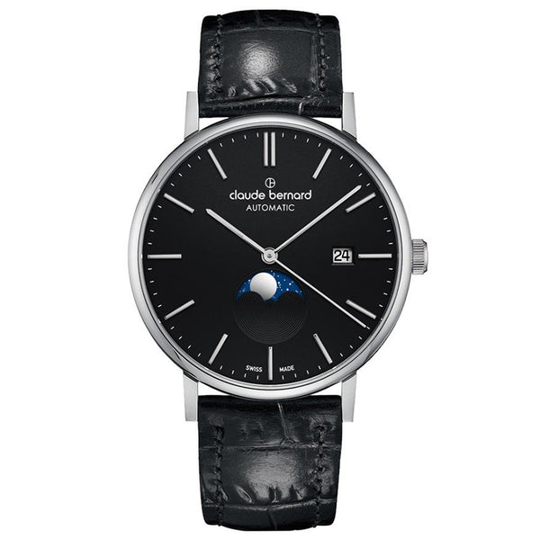 Orologio Uomo Claude Bernard SLIM LINE MOON PHASE AUTOMATIC | 80501 3 NIN