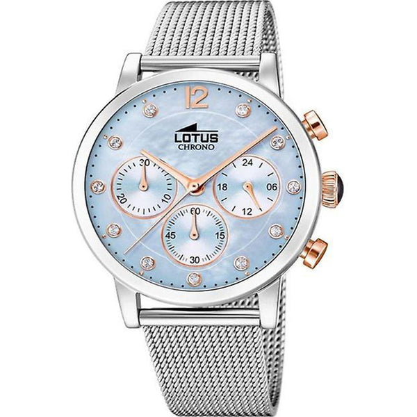 Lotus Orologio Uomo 18774/1: Cassa Acciaio Oro Rosa E Vetro Minerale, Bracciale Inox